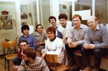 (1983-07) Rudy avec la super équipe de Cockerill-Sambre (aciérie)